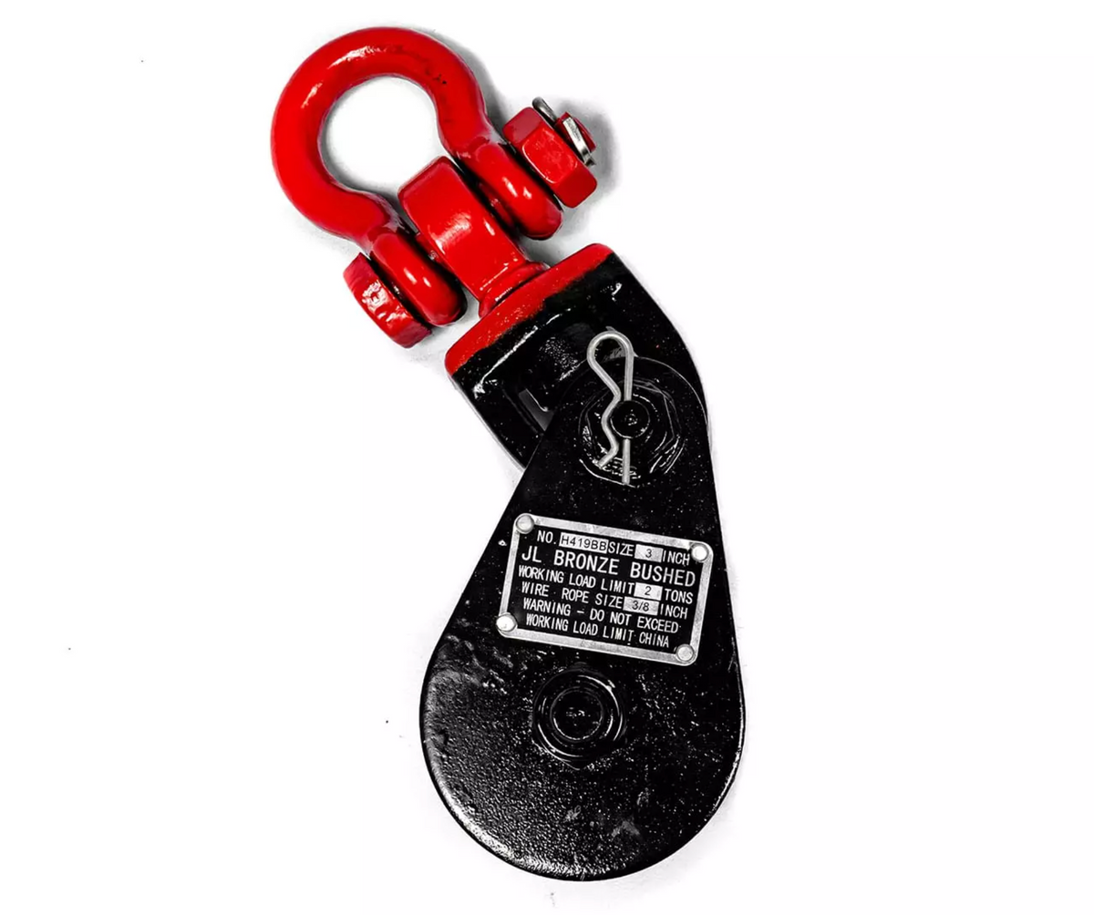 Snatch Block with Shackle