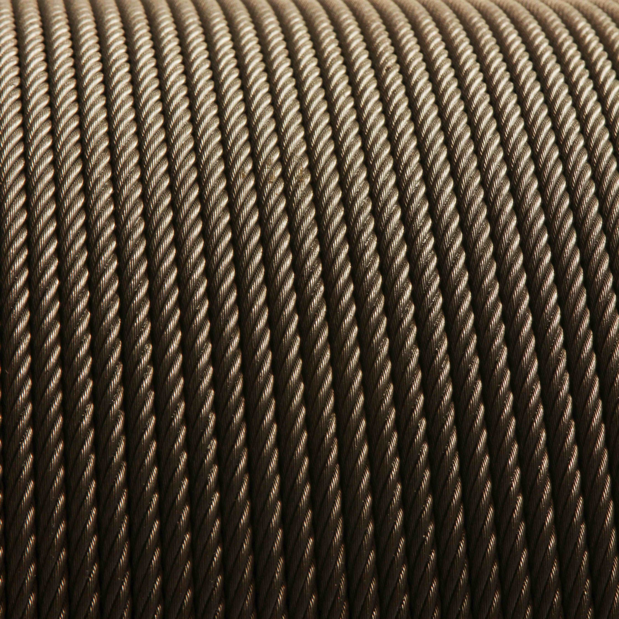 Spool of wire rope