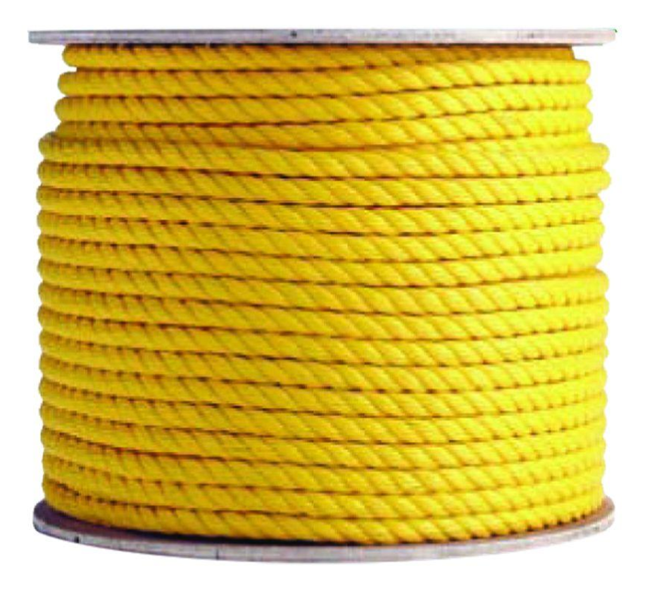 3-Strand Twisted Polypropylene Rope